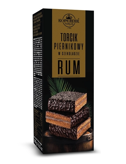 Prajitura Turta Dulce Cu Crema De Rom Si Ciocolata Kopernik 180G 0
